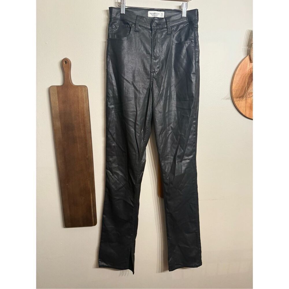 Abercrombie & Fitch Black Straight Leg Pants